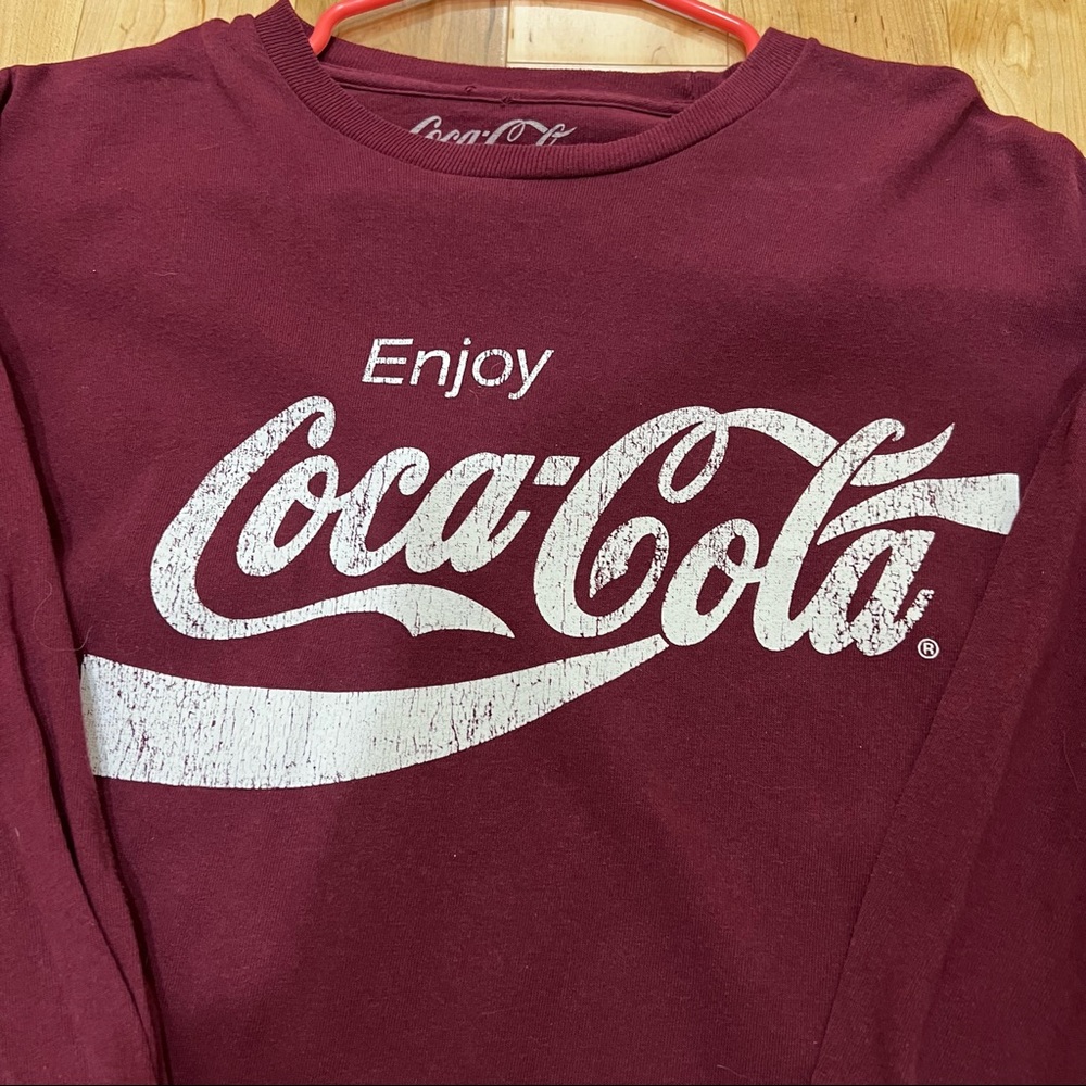 Coca Cola Long Sleeve Graphic Shirt - Picture 1 of 3